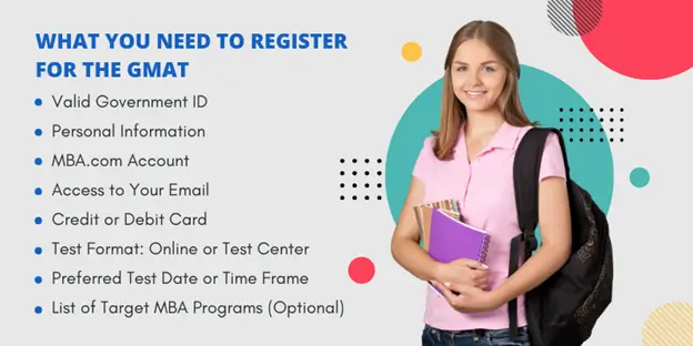 what you need to register for the GMAT