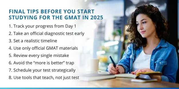 Final Tips Before You start studying for the gmat in 2025