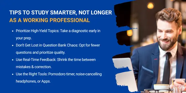 tips to study smarter for gmat prep as a working professional