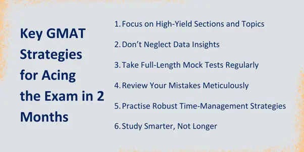 Key GMAT Strategies for Acing the Exam in 2 Months